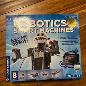 New Thames & Kosmos Robotics Smart Machines Engineering Kit Toy 8 Robots 620375